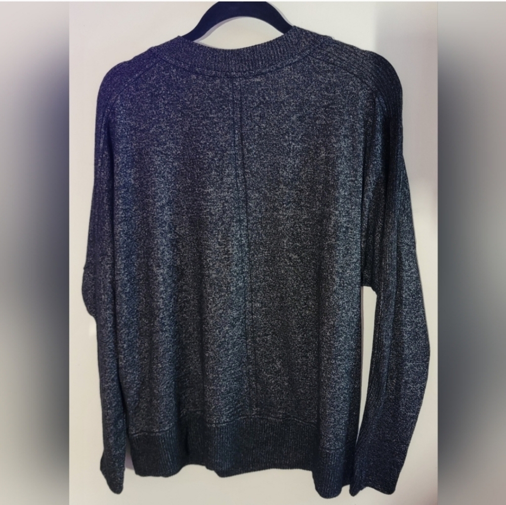 Buffalo David Bitton Dark Gray V-Neck Sweater - Picture 6 of 7
